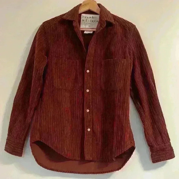 NWOT Frank & Eileen Corduroy Button-Up Shirt - Picture 2 of 13
